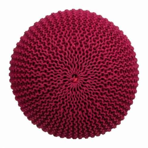 Puff Alexandra House Living Bordo polistiren 45 x 30 x 45 cm Cijena