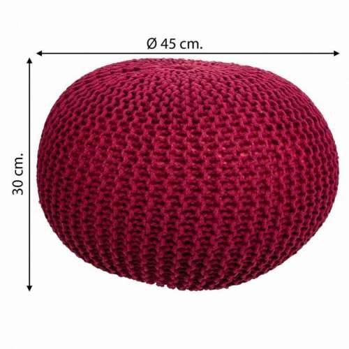 Puff Alexandra House Living Bordo polistiren 45 x 30 x 45 cm Cijena