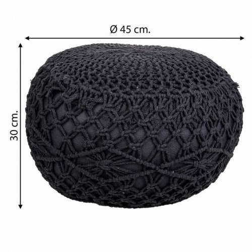 Puff Alexandra House Living Tamno sivo polistiren 45 x 30 x 45 cm Cijena
