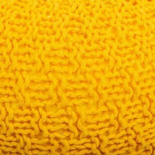 Puff Alexandra House Living Rumena polistiren 45 x 30 x 45 cm Cijena
