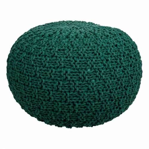 Puff Alexandra House Living Tamnozelena polistiren 45 x 30 x 45 cm Cijena