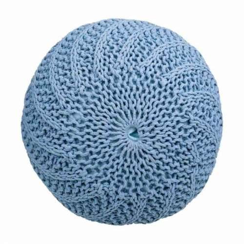 Puff Alexandra House Living Svetlo Plava polistiren 45 x 30 x 45 cm Cijena