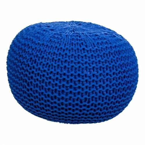 Puff Alexandra House Living Tamno plava polistiren 38 x 28 x 38 cm Cijena