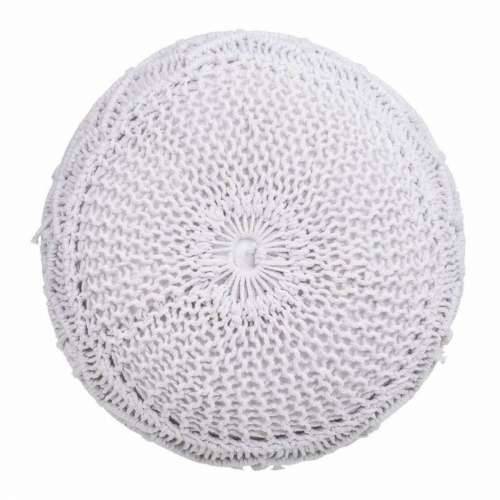 Puff Alexandra House Living Bijela polistiren 45 x 40 x 45 cm Cijena