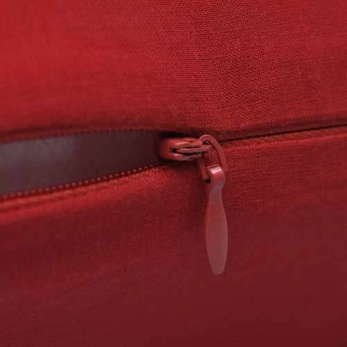 130916 4 Red Cushion Covers Cotton 40 x 40 cm Cijena