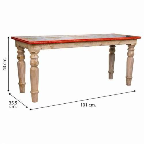 Stolac Alexandra House Living Drvo Manga Drvo MDF 35 x 43 x 101 cm Cijena