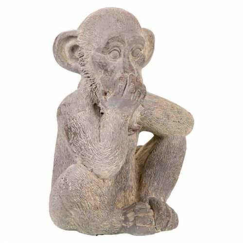Ukrasna figura Alexandra House Living Siva magnezij Majmun 26 x 40 x 35 cm Cijena