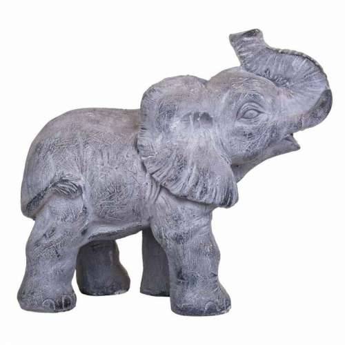 Ukrasna figura Alexandra House Living Siva magnezij Slon 26 x 40 x 35 cm Cijena