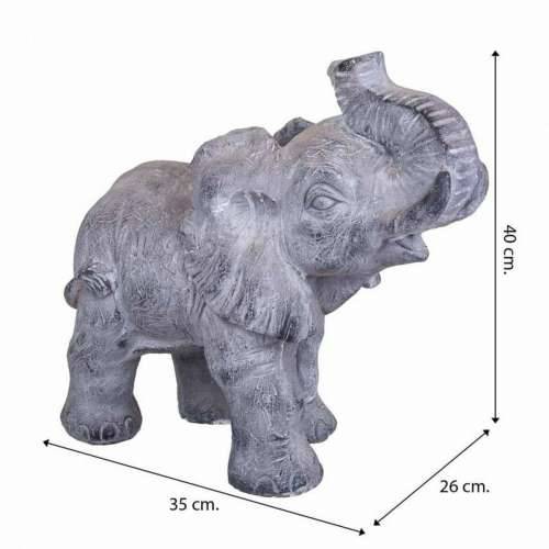 Ukrasna figura Alexandra House Living Siva magnezij Slon 26 x 40 x 35 cm Cijena