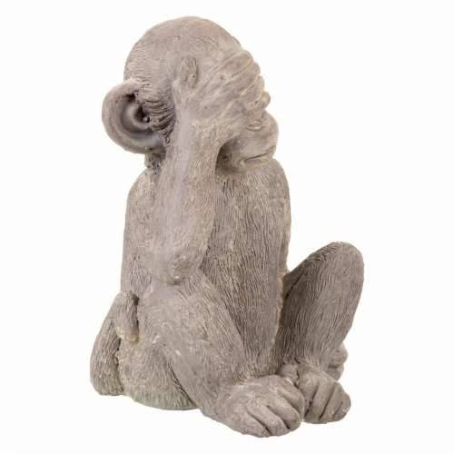 Ukrasna figura Alexandra House Living Siva Polirezin Majmun 26 x 40 x 34 cm Cijena