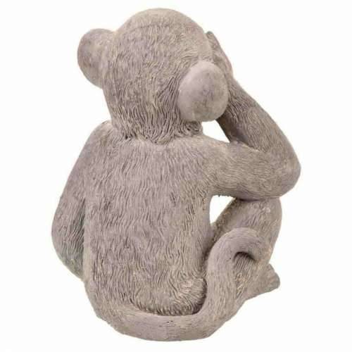 Ukrasna figura Alexandra House Living Siva Polirezin Majmun 26 x 40 x 34 cm Cijena