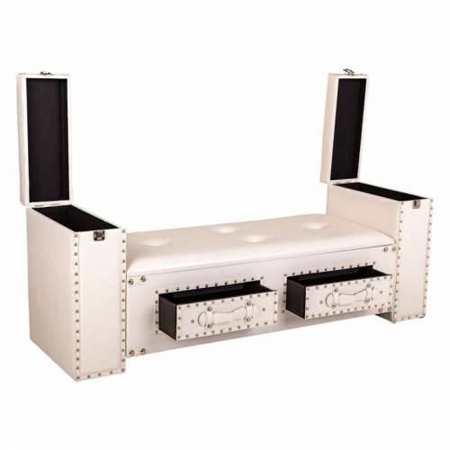 Stolac Alexandra House Living Bijela Poliuretan Drvo MDF 40 x 52 x 130 cm Cijena