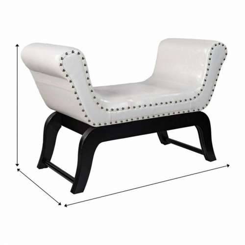 Stolac Alexandra House Living Bijela Poliuretan Drvo MDF 40 x 65 x 90 cm Cijena