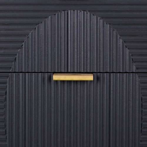 Komoda Alexandra House Living zlatan Tamno sivo Drvo MDF 36 x 100 x 42 cm Cijena