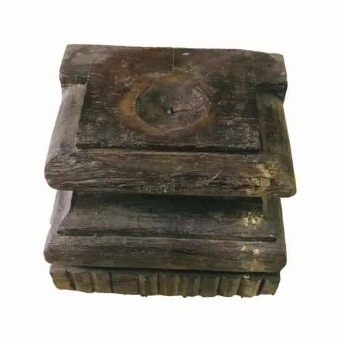 Svijećnjak Alexandra House Living Reciklirano Drvo 20 x 22 x 27 cm Cijena