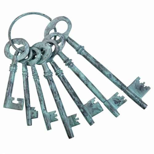 Ukrasna figura Alexandra House Living Aluminij ključevi 3 x 28 x 10 cm Cijena