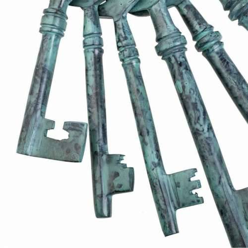 Ukrasna figura Alexandra House Living Aluminij ključevi 3 x 28 x 10 cm Cijena