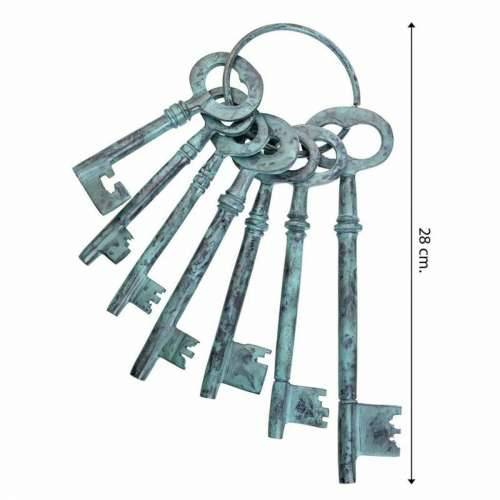 Ukrasna figura Alexandra House Living Aluminij ključevi 3 x 28 x 10 cm Cijena