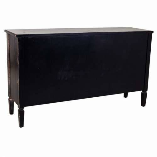 Ormarić za hodnik Alexandra House Living Crna Metal Staklo Jelovina 38 x 80 x 140 cm Cijena