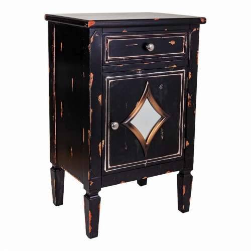 Noćni ormarić Alexandra House Living Crna 36 x 76 x 48 cm Cijena