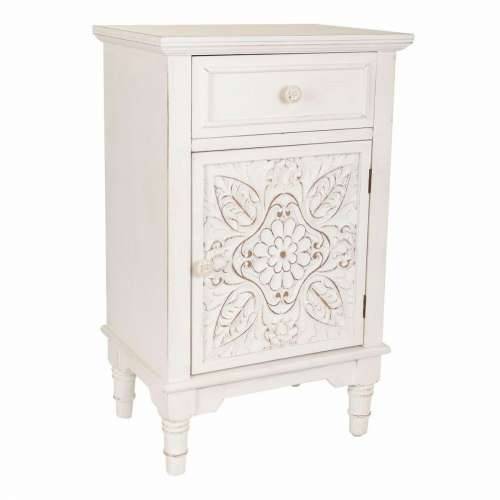 Noćni ormarić Alexandra House Living Bijela 32 x 74 x 46 cm Cijena