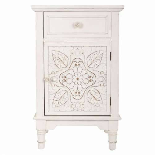 Noćni ormarić Alexandra House Living Bijela 32 x 74 x 46 cm Cijena