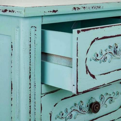 Noćni ormarić Alexandra House Living Plava 32 x 67 x 46 cm Cijena