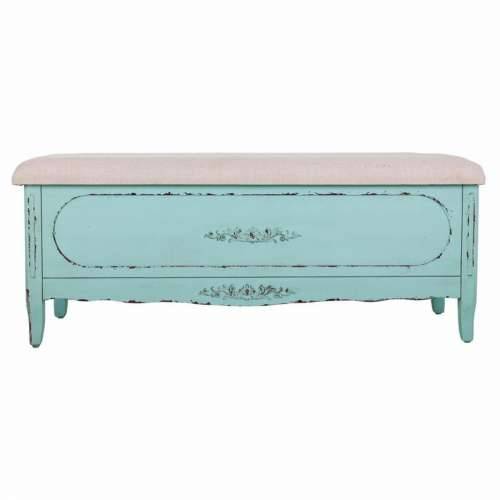 Stolac Alexandra House Living Plava Éponge Jelovina Drvo MDF 43 x 48 x 120 cm Cijena