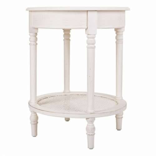 Kutni stol Alexandra House Living Bijela 50 x 60 x 50 cm Cijena