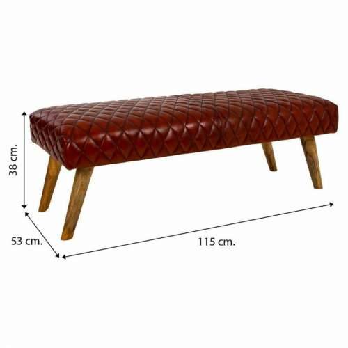 Stolac Alexandra House Living Koža Drvo Manga 53 x 38 x 115 cm Cijena
