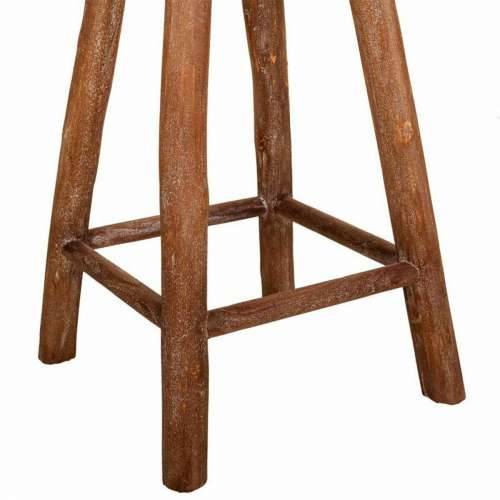 Tabure Alexandra House Living Smeđa Koža Drvo Manga 78 x 41 x 41 cm Cijena