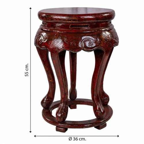 Pomoćni stolić Alexandra House Living Crvena Brijestovina 36 x 55 x 36 cm Cijena