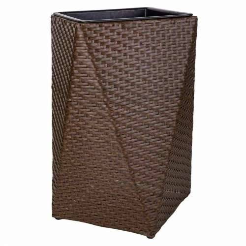 Tegla za biljke Alexandra House Living Tamno smeđi Željezo Ratan Plastika 31 x 56 x 31 cm Cijena