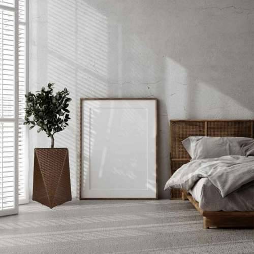 Tegla za biljke Alexandra House Living Tamno smeđi Željezo Ratan Plastika 31 x 56 x 31 cm Cijena