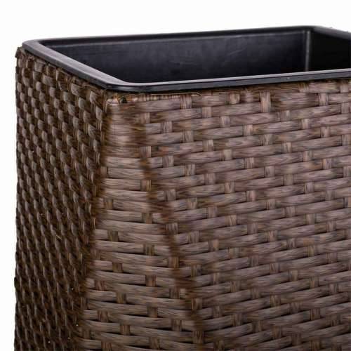 Tegla za biljke Alexandra House Living Tamno smeđi Željezo Ratan Plastika 31 x 56 x 31 cm Cijena