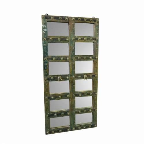 Ogledalo Alexandra House Living Zelena Reciklirano Drvo Premaz u shabby stilu 4 x 179 x 87 cm Cijena