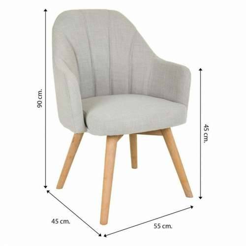 Blagavaonska stolica Alexandra House Living Siva 100 % poliester 45 x 90 x 55 cm Cijena