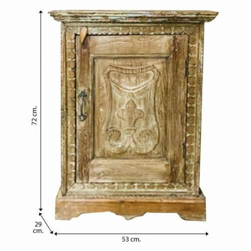 Noćni ormarić Alexandra House Living Smeđa 29 x 72 x 53 cm Cijena