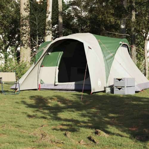 Kupolasti obiteljski šator za 6 osoba zeleni vodootporni - Zelena 375 x 225 x 176 cm 1 Cijena