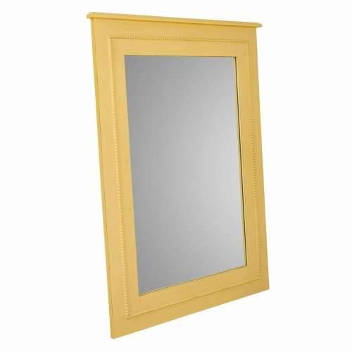 Zidno ogledalo Alexandra House Living Rumena 3 x 90 x 70 cm Pravokutno Cijena