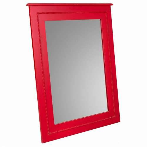 Zidno ogledalo Alexandra House Living Crvena 3 x 90 x 70 cm Pravokutno Cijena