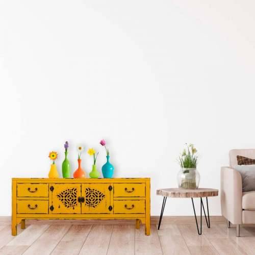 Višenamjenska komoda Alexandra House Living Rumena Jelovina Drvo MDF 40 x 50 x 120 cm Cijena