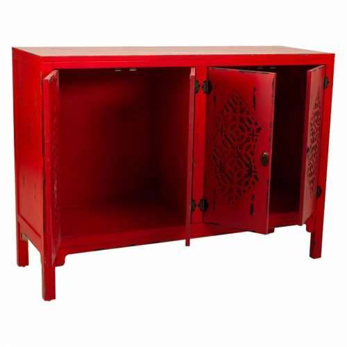 Ormarić za hodnik Alexandra House Living Crvena Jelovina Drvo MDF 40 x 86 x 120 cm Cijena