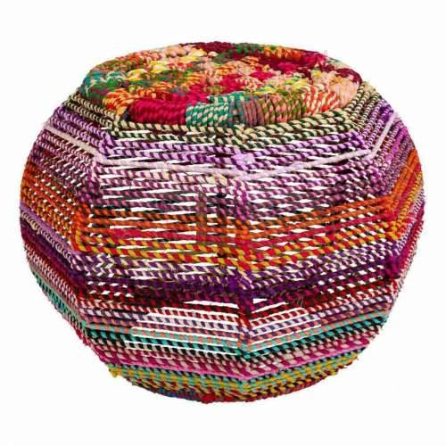 Tabure Alexandra House Living Crvena Uže Željezo 45 x 30 x 30 cm Cijena