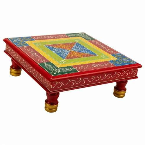 Pomoćni stolić Alexandra House Living Crvena Aluminij Drvo MDF 38 x 14 x 38 cm Cijena