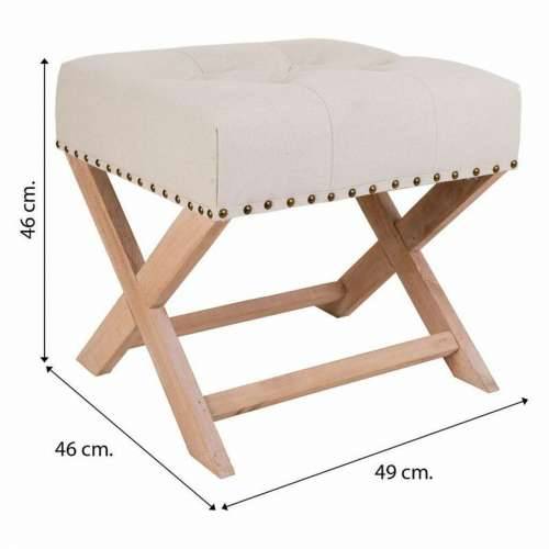 Stolac Alexandra House Living Siva Krema 46 x 46 x 49 cm Cijena