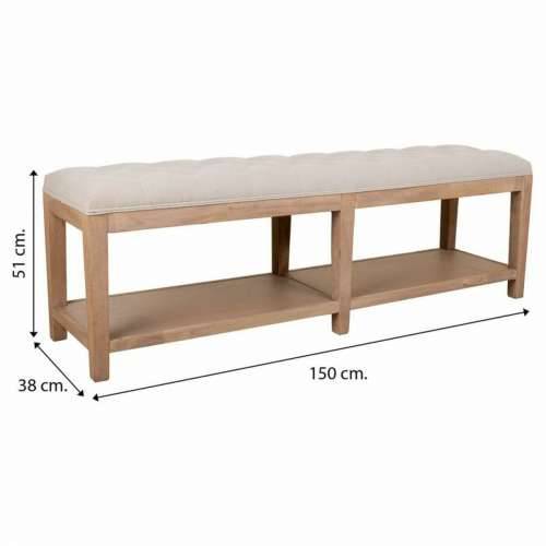 Stolac Alexandra House Living Siva Krema 38 x 51 x 150 cm Cijena