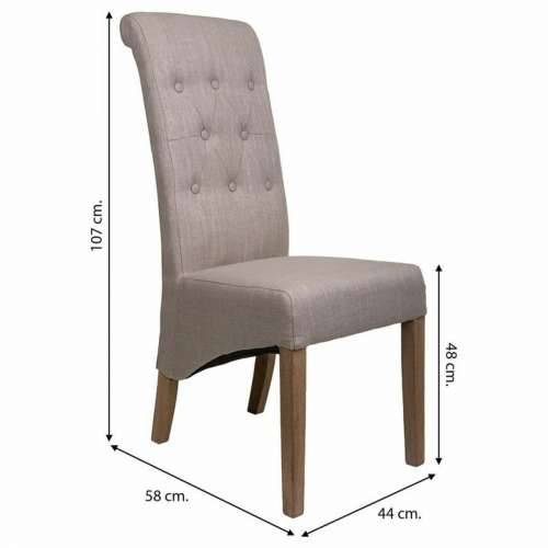 Blagavaonska stolica Alexandra House Living Siva 58 x 107 x 44 cm Cijena