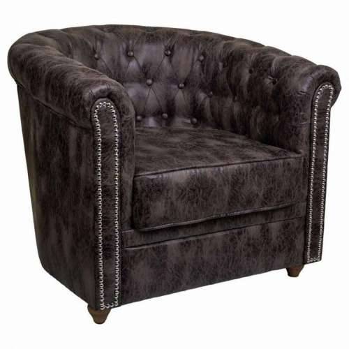Fotelja Alexandra House Living Smeđa 80 x 72 x 80 cm tapecirani Cijena