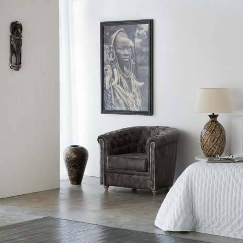Fotelja Alexandra House Living Smeđa 80 x 72 x 80 cm tapecirani Cijena